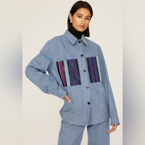 Benjamin Benmoyal Cassette Overshirt Jacket - Picture 3 of 6